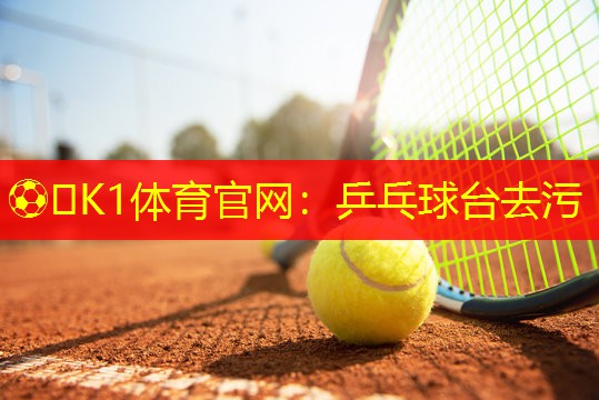 乒乓球台去污